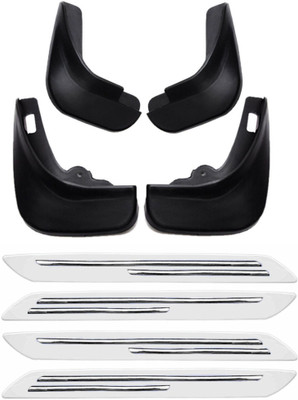 

AdroitZ 4 Mudguard, 4 Car Bumper Protector Combo