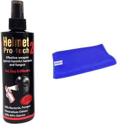 

Accedre 1 X Helmet Anti-Bacterial Pro-Tech Spray, 1 X Speedwav Microfiber Cleaning Cloth Combo