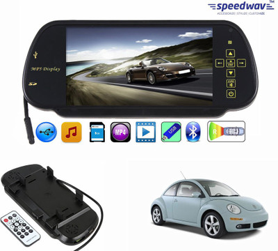 

Speedwav 1 7 inch Rear View Mirror Screen, 1 Bluetooth,USB,SDCard-VolkswagenBeetle Combo
