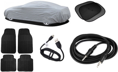 

Stylobby 1 Car Body Cover, 4 Foots Mat, 1 Data Cable, 1 Aux Cable, 2 Sun Shade Combo