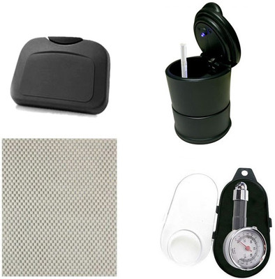 

Speedwav 1 Car Dining Tray, 1 Anti Slip Mat, 1 Ashtray with LED Light, 1 Tyre Gauge Combo