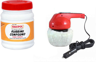 

Waxpol 1 Car Polisher, 1 Waxpol Rubbing Compound 200gm Combo
