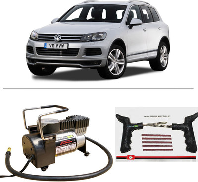 

Creative Via AutoCut-OFF Premium Metal Air Compressor With Tyre Punture Repair Kit For Volkswagen Touareg Combo