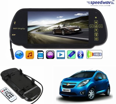 

Speedwav 1 7 inch Rear View Mirror Screen, 1 Bluetooth,USB,SDCard-ChevroletBeat Combo