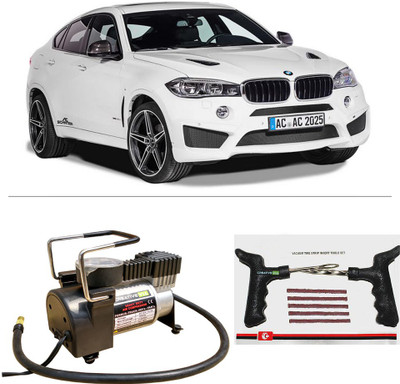 

Creative Via AutoCut-OFF Premium Metal Air Compressor With Tyre Punture Repair Kit For BMW X6 Combo