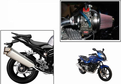 

Speedwav 1 Two End Exhaust, 1 HP Bike Air Filter 42mm-Bajaj Pulsar 220 DTS-i Combo