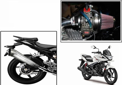 

Speedwav 1 Bigul Bike Exhaust, 1 HP Bike Air Filter 42mm-Hero Ignitor Combo