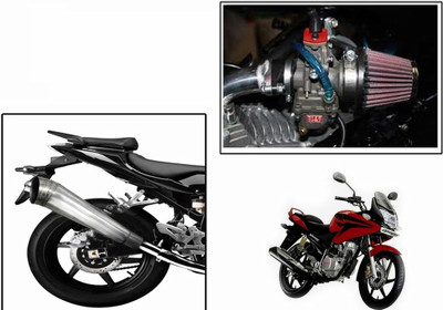 

Speedwav 1 Bigul Bike Exhaust, 1 HP Bike Air Filter 42mm-Honda CBF Stunner Combo