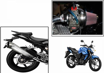 

Speedwav 1 Bigul Bike Exhaust, 1 HP Bike Air Filter 42mm-Yamaha FZ16 Combo