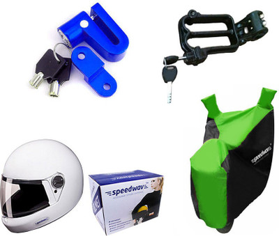 

Speedwav 1 Helmet Lock, 1 Body Cover, 1 Disc Lock Combo