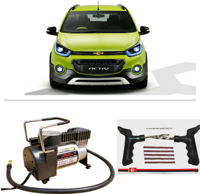 

Creative Via AutoCut-OFF Premium Metal Air Compressor With Tyre Punture Repair Kit For Chevrolet Beat Activ Combo