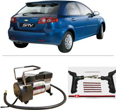 

Creative Via AutoCut-OFF Premium Metal Air Compressor With Tyre Punture Repair Kit For Chevrolet Optra SRV Combo