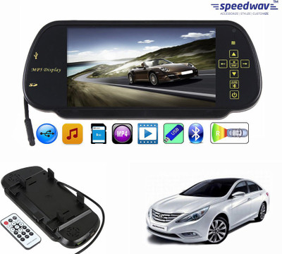 

Speedwav 1 7 inch Rear View Mirror Screen, 1 Bluetooth,USB,SDCard-HyundaiSonataFluidic Combo