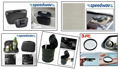 

Speedwav 1 Car Blind Spot Mirror, 1 Anti-Slip Mat-Beige, 1 3R Blind Spot Mirror Combo