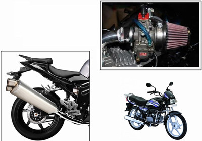 

Speedwav 1 Two End Exhaust, 1 HP Bike Air Filter 42mm-Hero Splendor Plus Combo