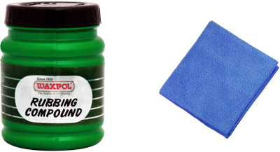

Waxpol 1 Rubbing Compound (GREEN) 200gms, 1 Microfiber Cloth Combo