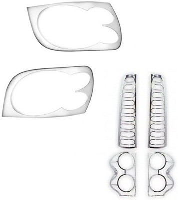 

Carsaaz 2 Headlight Molding Chrome, 2 Tail light Molding Chrome Combo