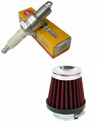 

NGK 1 Spark Plug, 1 AirFilter-YamahaFZ-S Combo