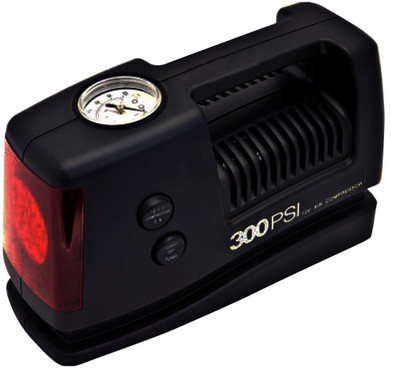 

Coido 1 2153 Car Tyre Inflator with Torch, 1 Emergency Flasher and Gauge 300 PSI Combo