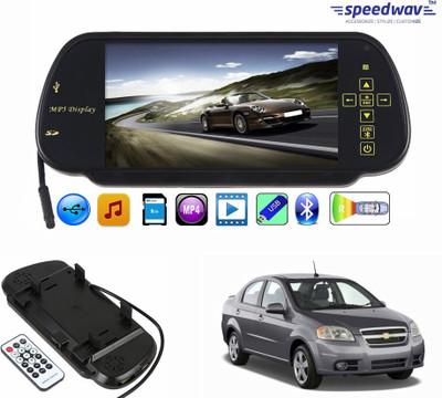 

Speedwav 1 7 inch Rear View Mirror Screen, 1 Bluetooth,USB,SDCard-ChevroletAveo Combo