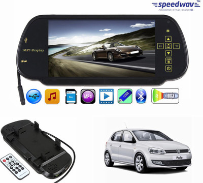 

Speedwav 1 7 inch Rear View Mirror Screen, 1 Bluetooth,USB,SDCard-VolkswagenPolo1.6 Combo