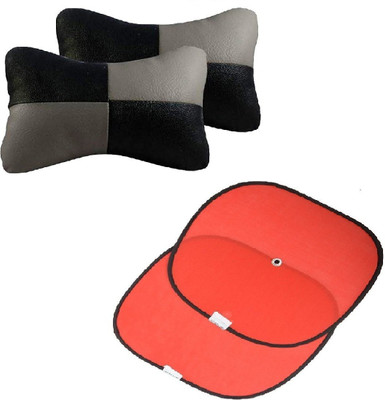 

Auto Car Winner 1 Pair of Car Cushion, Car Sun shades(set of 4) Combo