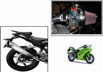 

Speedwav 1 Bigul Bike Exhaust, 1 HP Bike Air Filter 42mm-Kawasaki Ninja 250 Combo