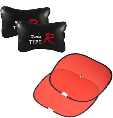

Auto Car Winner 1 Pair of Car Cushion, Car Sun shades(set of 4) Combo