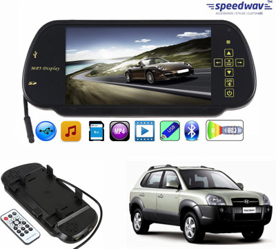 Speedwav 1 7 inch Rear View Mirror Screen, 1 Bluetooth,USB,SDCard-HyundaiTucson Combo