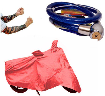 

Bull Rider 1 Bike Cover & 1 Pair of Sun Protect Arm Sleeves & 1 Helmet Lock Combo