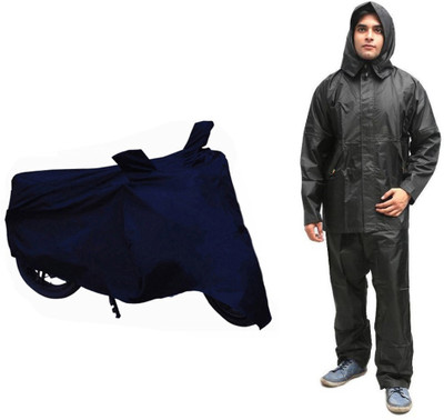 

Speedwav 1 X Speedwav Sporty Bike Body Cover, 1 X Speedwav Rain Suit With Hood Combo