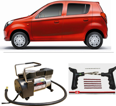 

Creative Via AutoCut-OFF Premium Metal Air Compressor With Tyre Punture Repair Kit For Maruti Suzuki Alto 800 Combo
