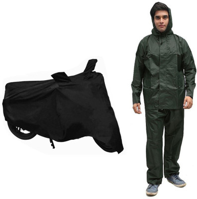 

Speedwav 1 X Speedwav Sporty Bike Body Cover, 1 X Speedwav Rain Suit With Hood Combo