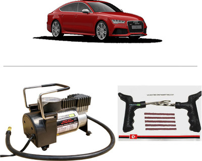 

Creative Via AutoCut-OFF Premium Metal Air Compressor With Tyre Punture Repair Kit For Audi R7 Sportback Combo