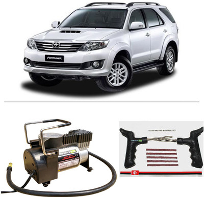 

Creative Via AutoCut-OFF Premium Metal Air Compressor With Tyre Punture Repair Kit For Toyota Fortuner Combo