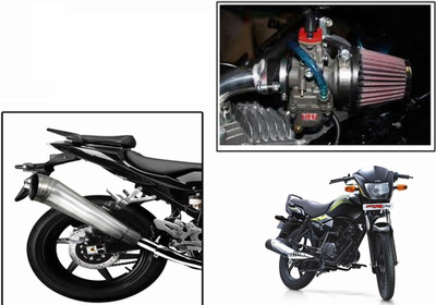 

Speedwav 1 Bigul Bike Exhaust, 1 HP Bike Air Filter 42mm-TVS Star City Combo