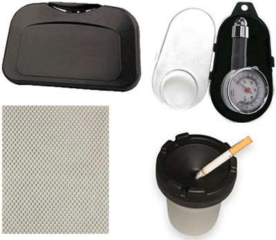 

Speedwav 1 Car Dining Tray, 1 Anti Slip Mat, 1 Ashtray, 1 Tyre Gauge Combo