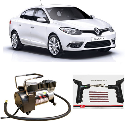 

Creative Via AutoCut-OFF Premium Metal Air Compressor With Tyre Punture Repair Kit For Renault Fluence Combo