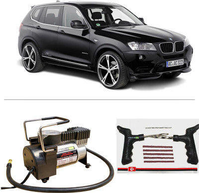 

Creative Via AutoCut-OFF Premium Metal Air Compressor With Tyre Punture Repair Kit For BMW X3 Combo