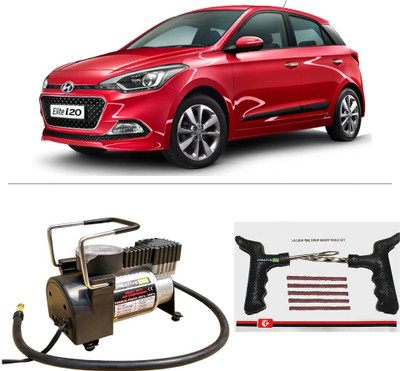 

Creative Via AutoCut-OFF Premium Metal Air Compressor With Tyre Punture Repair Kit For Hyundai Elite I20 Combo