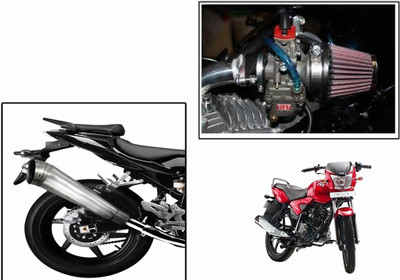 

Speedwav 1 Bigul Bike Exhaust, 1 HP Bike Air Filter 42mm-TVS Star City Sport Combo
