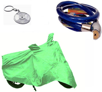 Bull Rider 1 Bike Cover & 1 Beautiful Key Chain & 1 Helmet Safety Lock Combo
