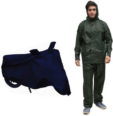 

Speedwav 1 X Speedwav Sporty Bike Body Cover, 1 X Speedwav Rain Suit With Hood Combo