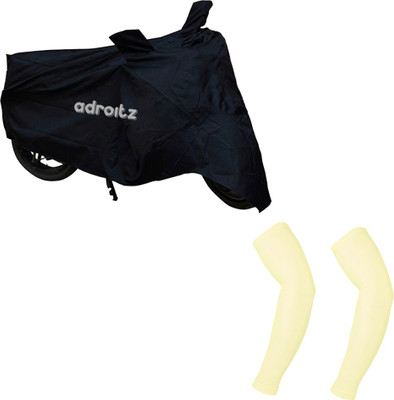 

AdroitZ 1 Black Two Wheeler Cover, 2 Black Arm sleeves Combo