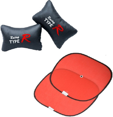 

Auto Car Winner 1 Pair of Car Cushion, Car Sun shades(set of 4) Combo