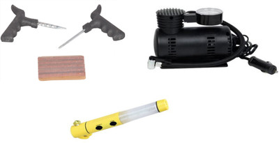 

Canabee 1 Tyre puncture Kit, Tyre inflator, 1 Emergency Light Combo