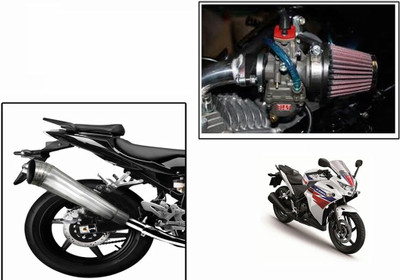 

Speedwav 1 Bigul Bike Exhaust, 1 HP Bike Air Filter 42mm-Honda CBR 250R Combo