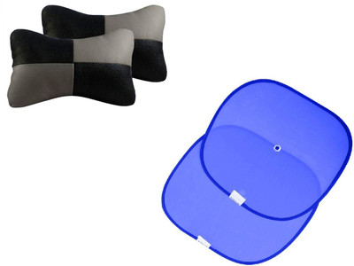 

Auto Car Winner 1 Pair of Car Cushion, Car Sun shades(set of 4) Combo