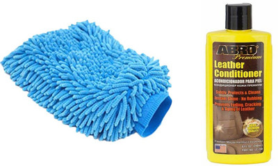 

Speedwav 1 Car Cleaning Kit Leather Conditioner LC750, 1 Microfiber Glove Combo