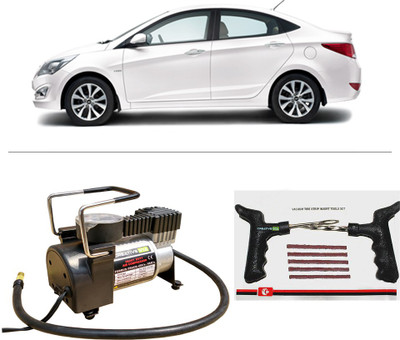 

Creative Via AutoCut-OFF Premium Metal Air Compressor With Tyre Punture Repair Kit For Hyundai Verna 4s Combo